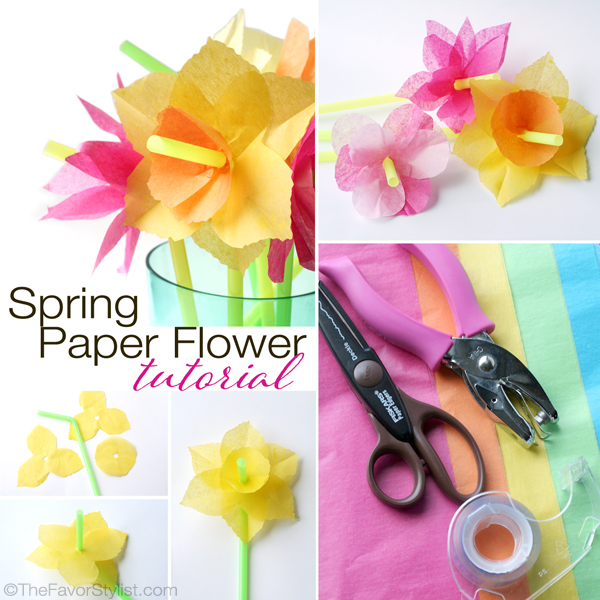 tissue paper flowers