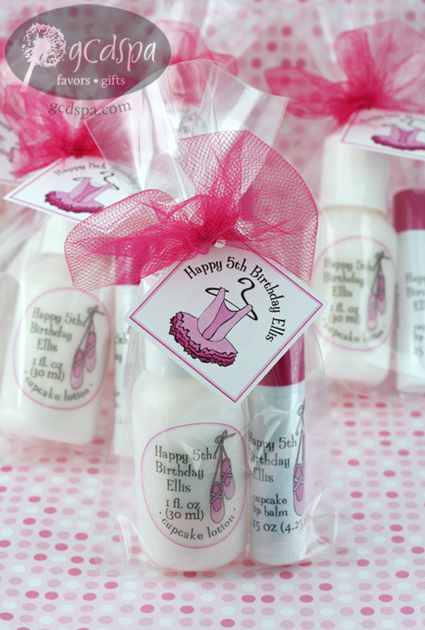 ballet birthday party favors