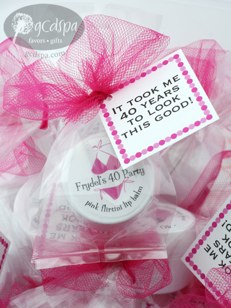 40th Birthday Party Favors - The Favor Stylist