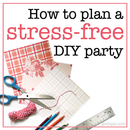 stress-free diy party