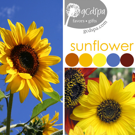 sunflower design palette