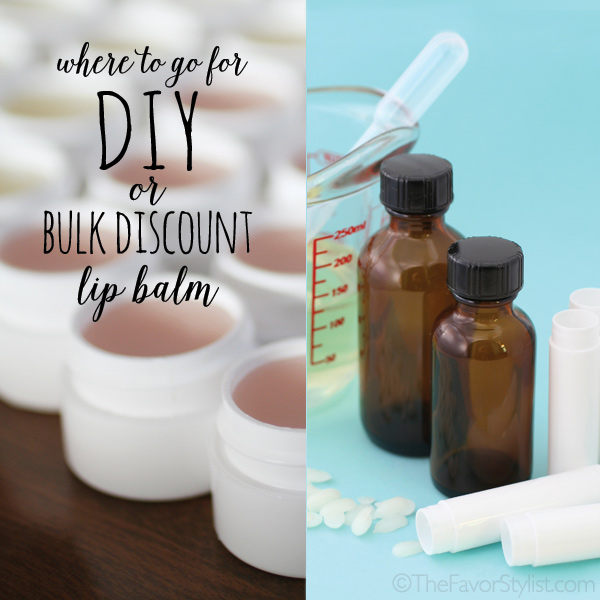 DIY bulk discount lip balm