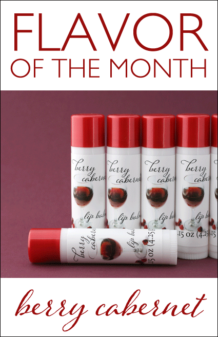 berry cabernet lip balm flavor of the month