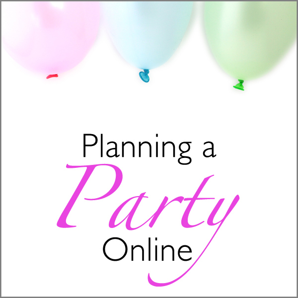 online party planning