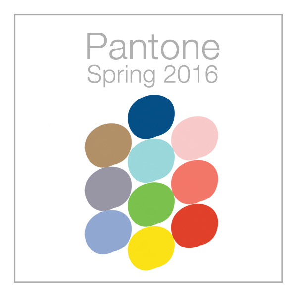 Pantone 2016 Spring Colors