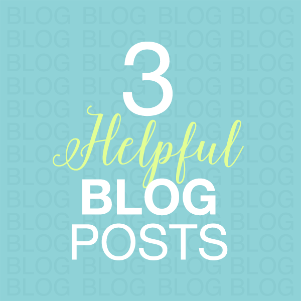 3 helpful blog posts