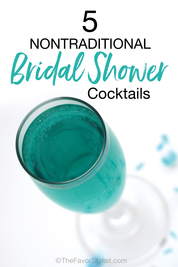 While mimosa is the favorite when it comes to bridal showers, here are 5 nontraditional bridal shower cocktails to add a fun twist to your next event!