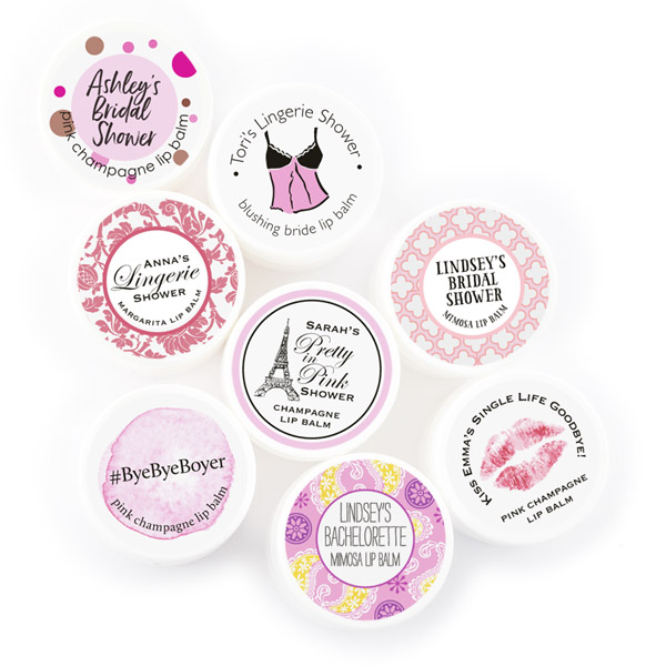 pretty in pink lingerie party favors
