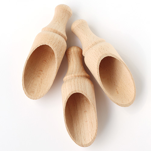 wooden scoop