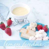 lemon fondue