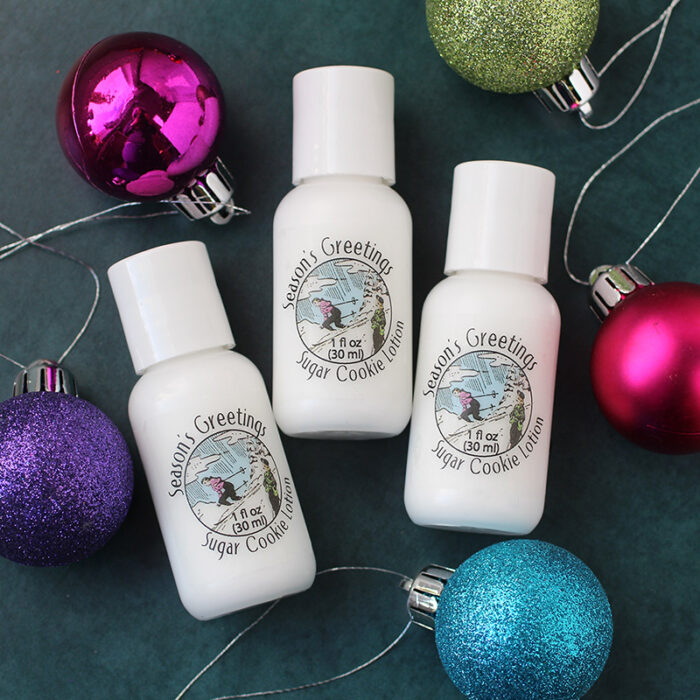 skiers lotion favors holiday