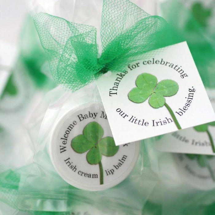 st patrick's day green clover favors