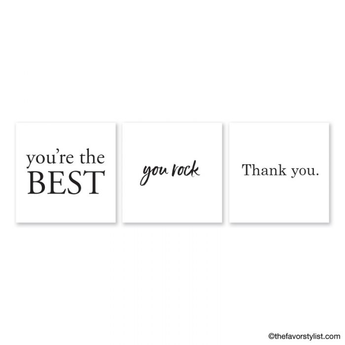 thank you gift tags